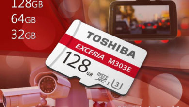 Фото - Toshiba, карты памяти microSD, автомобильные видеорегистраторы, камеры видеонаблюдения, EXCERIATM M303E