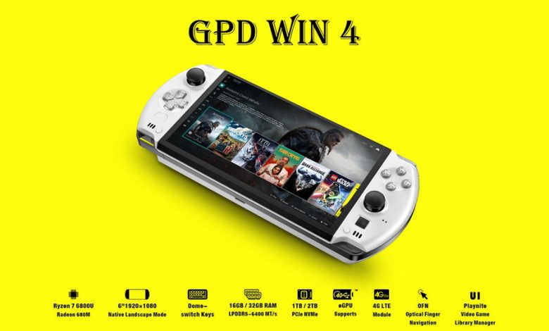 Фото - Анонсирована консоль GPD Win 4. Это клон PSP и Steam Deck