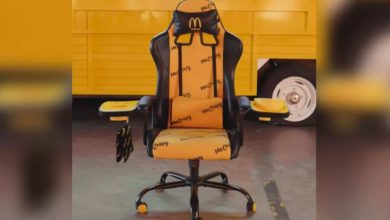Фото - McDonald’s выпустил кресло для геймеров с подставкой для бургеров